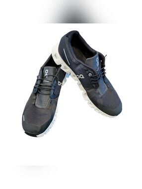 On Running Cloud Sneakers Size 10.5 Black Gray Athletic Shoes